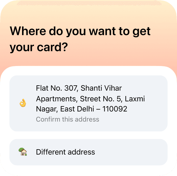 Complete the KYC and order your card