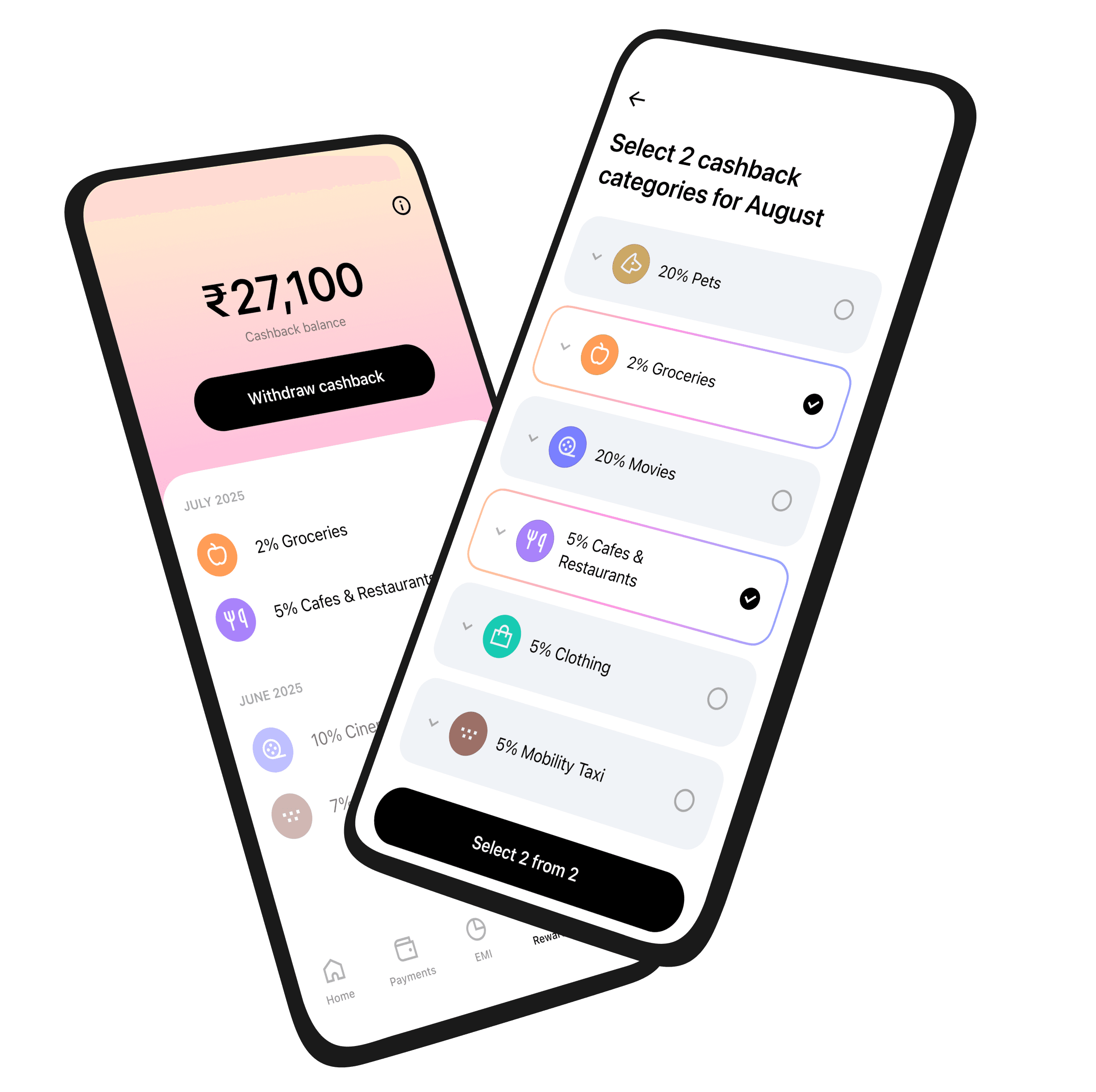 Earn cashback on your credit card