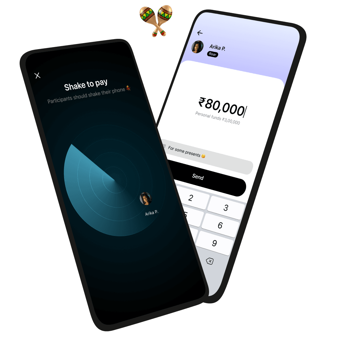 Shake to pay