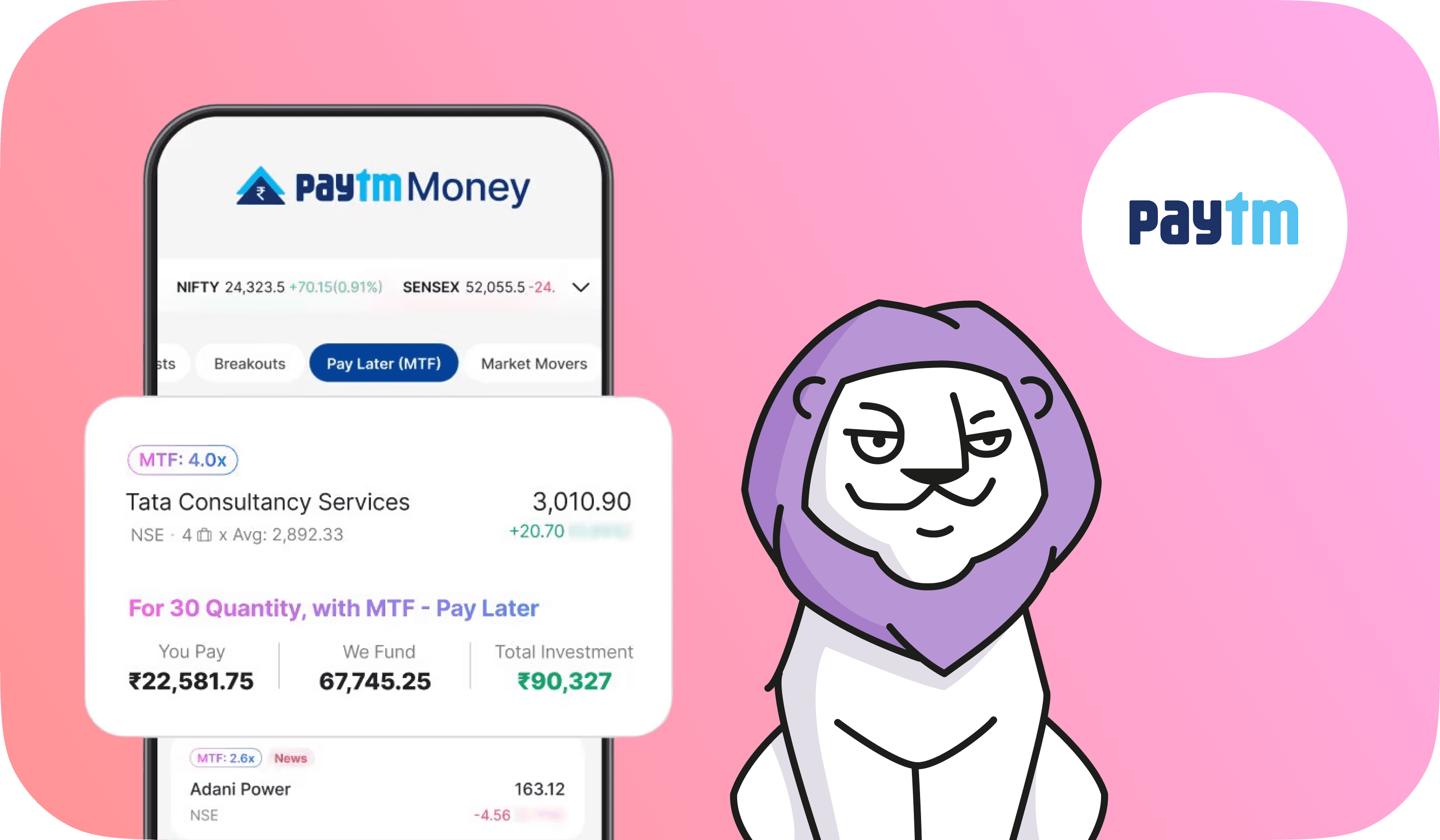 Paytm app interface